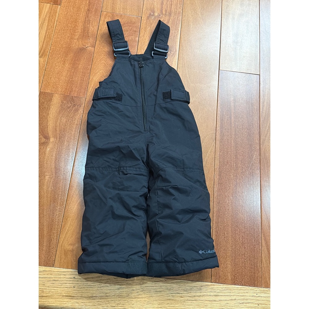 Columbia‎ Kids Black Outgrow Snow Bib Overalls Ski Pants Insulated Waterproof 2T